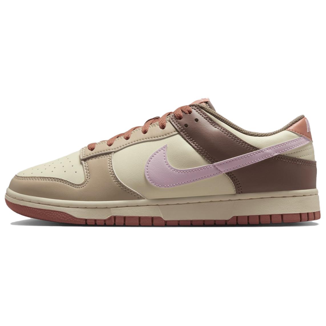 Мужские кроссовки Nike Dunk (бело-зелено-розовые)
