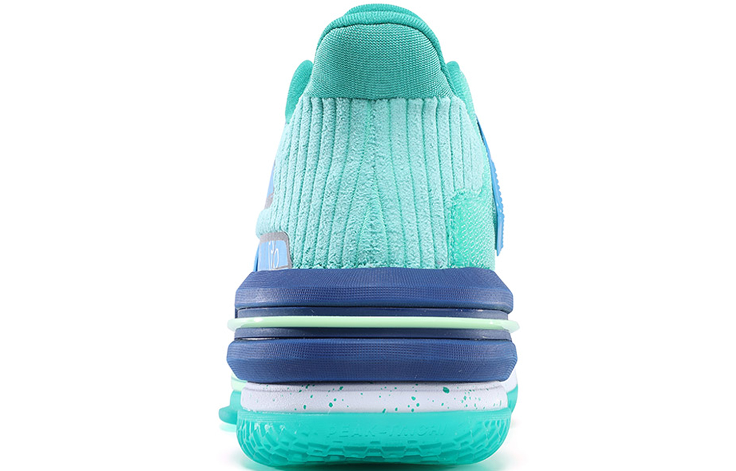PEAK Flash 2 Generation Basketball Shoes Men’s Low Top Snow Crystal Blue/Bright Green