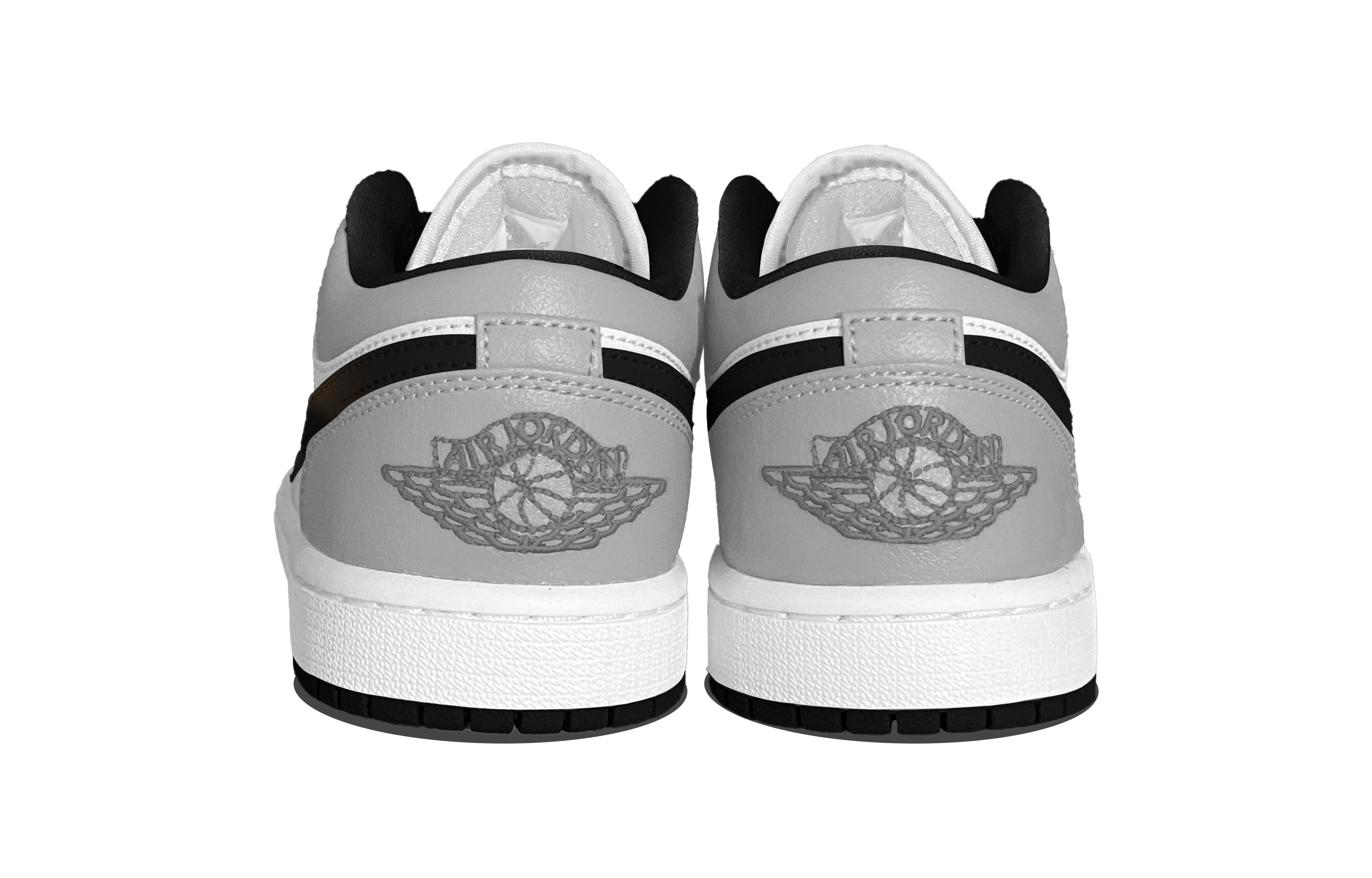 Jordan Air Jordan 1 Low Trendy, Comfortable Abrasion Resistant Low Top Vintage Basketball Shoes Men’s Smoke Gray