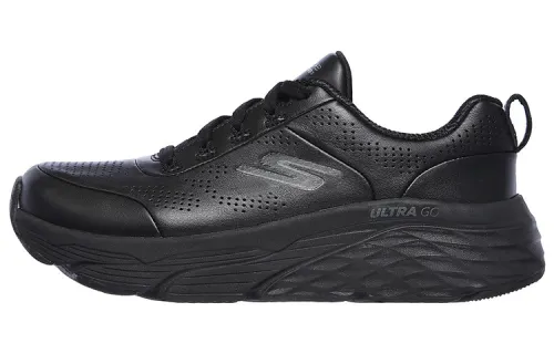 Skechers Max Cushioning Training Shoes Women's Low Top All Black