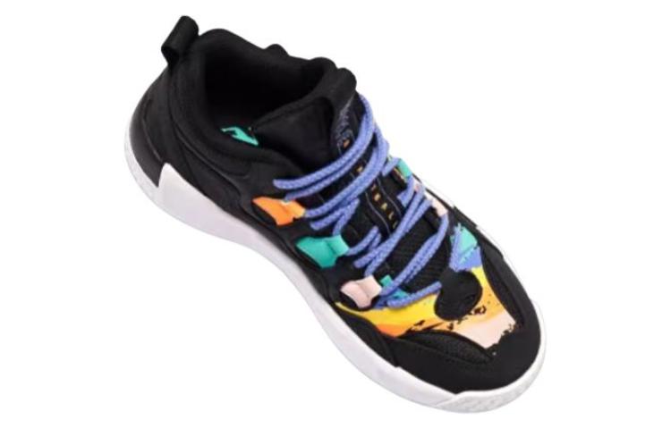 QIAODAN Comfortable Cushioning Slip Resistant Cushioning Slip Resistant Low top Basketball Shoes Women’s Black Pink