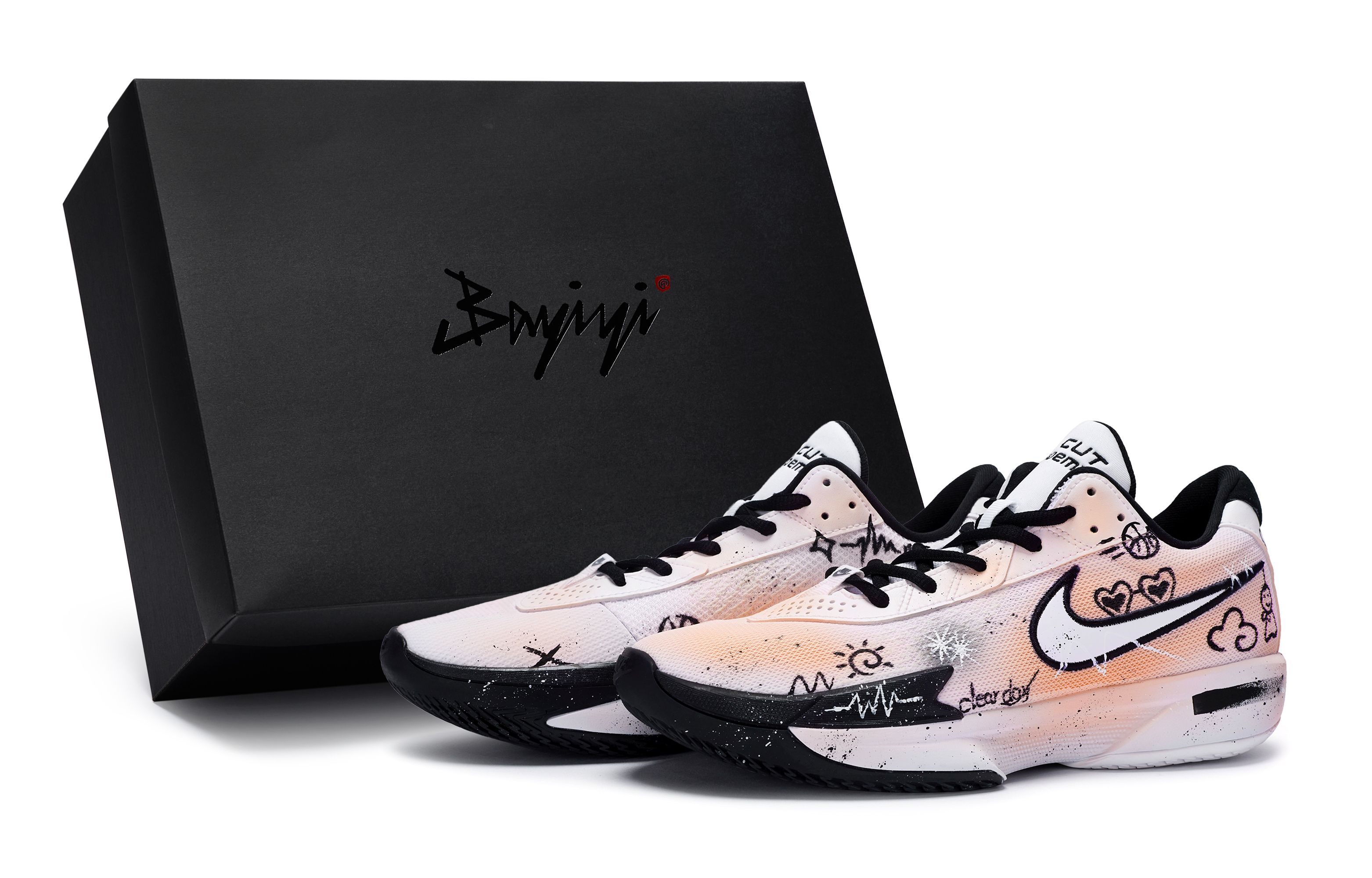 Nike Air Zoom G.T. Cut Academy 811 Manufacturing, Sunny Day In Progress Orange, Special Shoe Box