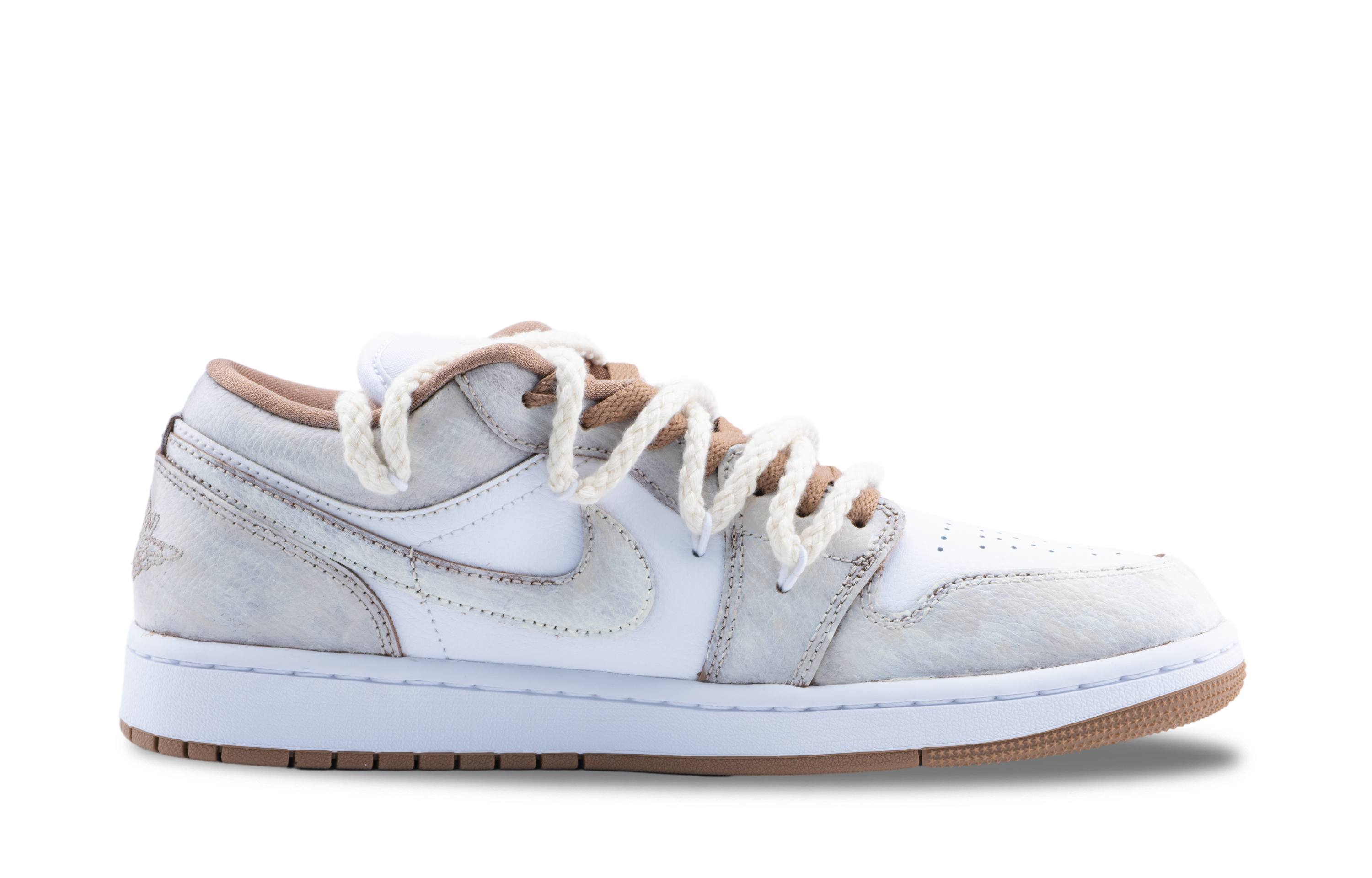 Jordan Air Jordan 1 Dunhuang Singing Sand Slip Resistant Abrasion Resistant Slip Resistant Abrasion Resistant Low top