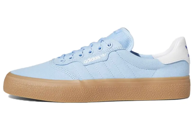 Adidas Originals 3MC Comfortable Low top Skateboard Shoes Men's Sky Blue White