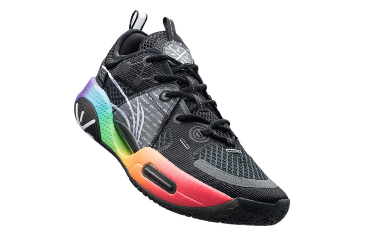 Li Ning All City 9 V1.5 Textile, Synthetic Leather, TPU Cushioning Slip Resistant Abrasion Resistant Coverage Support