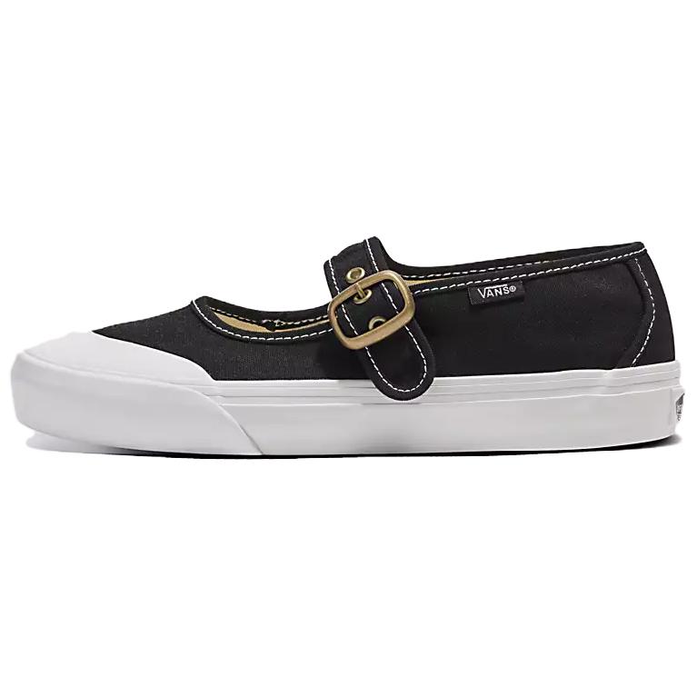 Кеды Vans Vans Mary Jane Mary Jane (черно-белые с золотом)