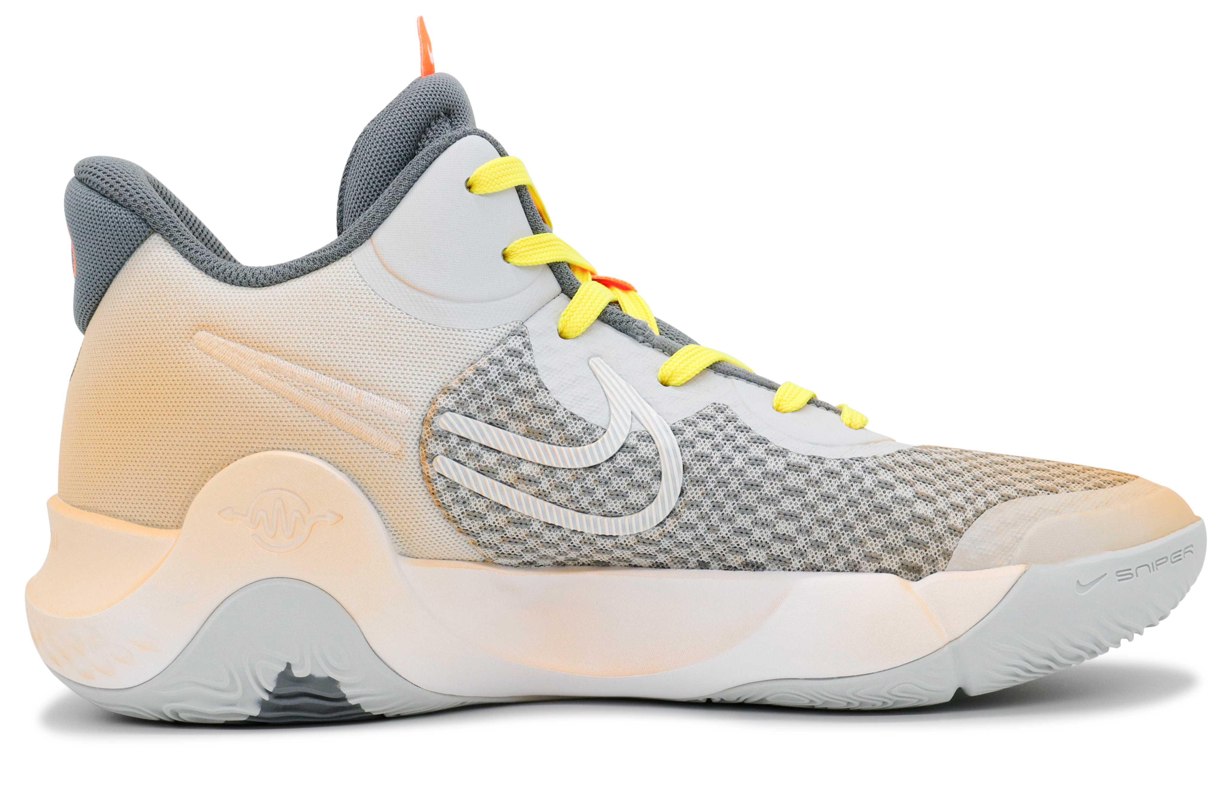 Nike Trey 5 Goku Legend Abrasion Resistant Cushioning Mid top Basketball Shoes Unisex Orange