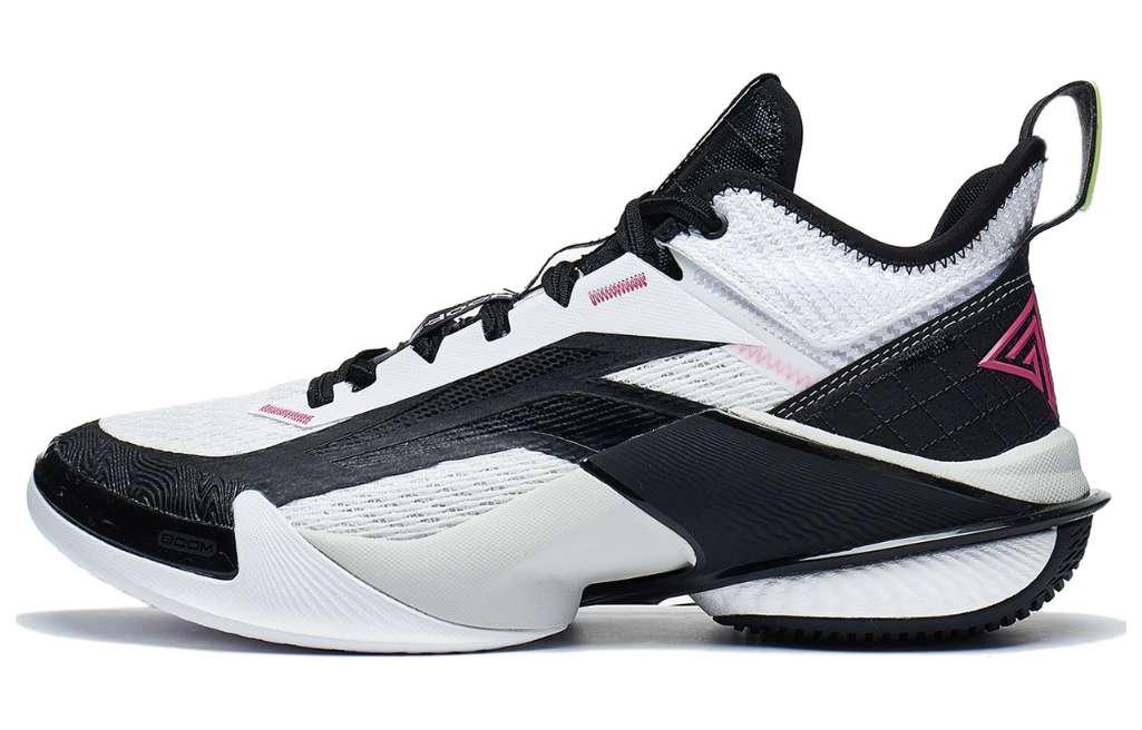 Li Ning Power 10 Mid top Performance Basketball Shoes Men's White