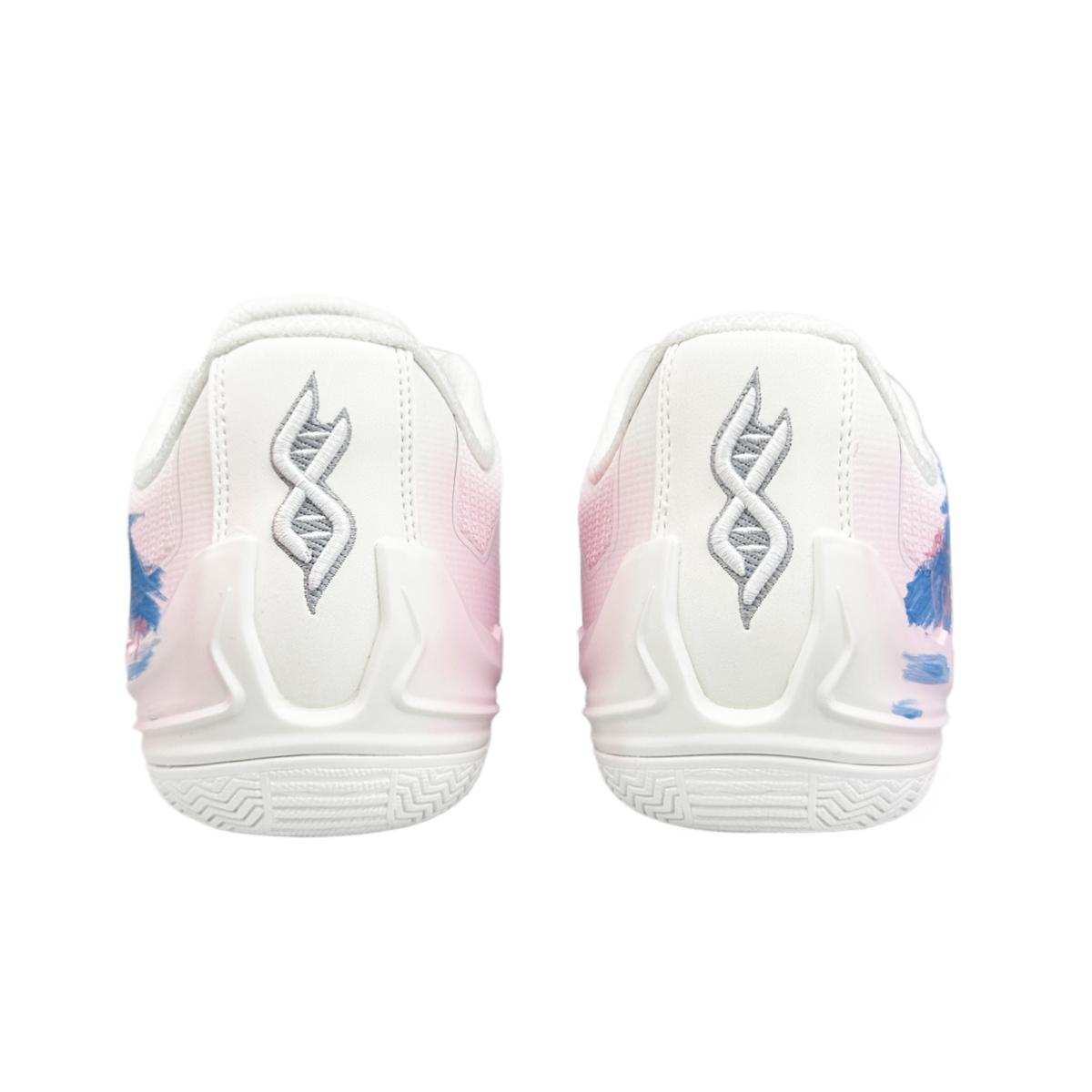 PEAK Wushuang Cushioning Slip Resistant Abrasion Resistant Coverage Low top Basketball Shoes Men’s White Blue