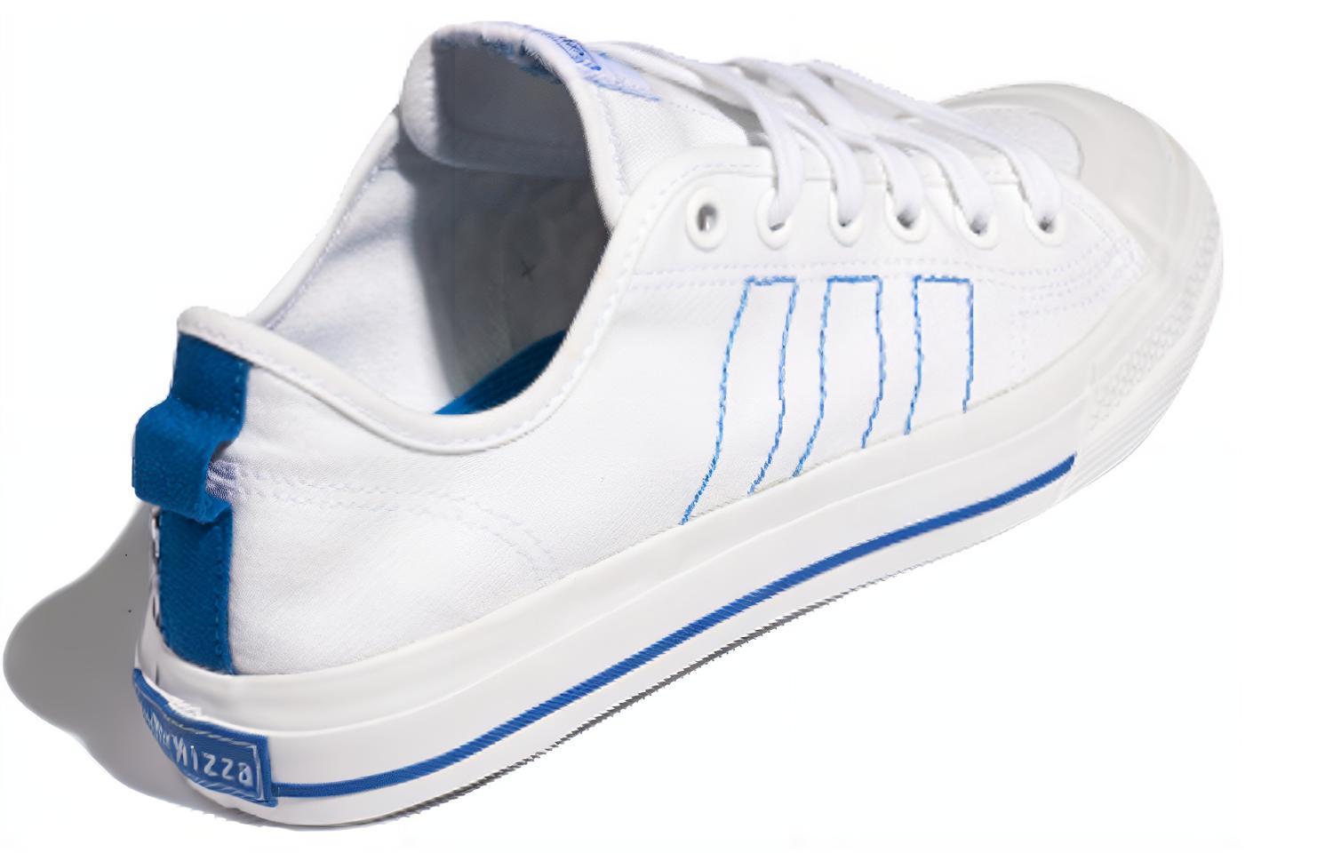 Кеды adidas originals NIZZA Rf (бело-синие) — фото 4