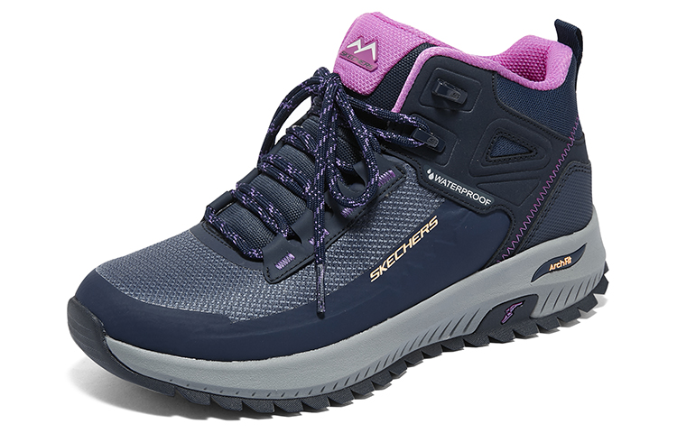 Skechers Versatile Mid top Outdoor Shoes Women’s Blue Purple