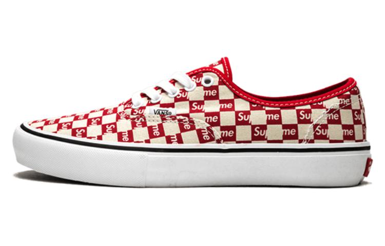 Authentic Supreme x Authentic Vans Pro 'Checkered Red'