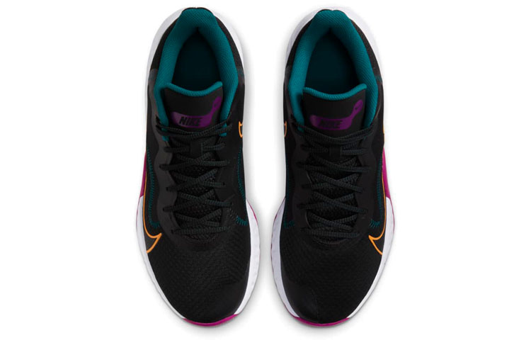 Кроссовки Nike Renew Elevate (черно-зелено-фиолетовые) — фото 4