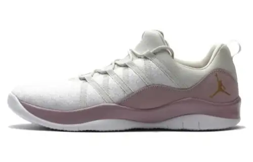 Jordan Low top retro basketball shoes for men and women, white powder