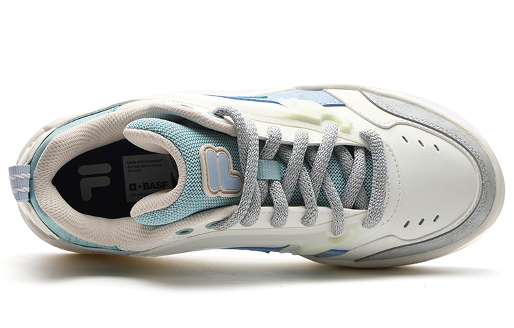 FILA FUSION Desperado Low Top Skate Shoes ‘White Grey Blue’ Women’s