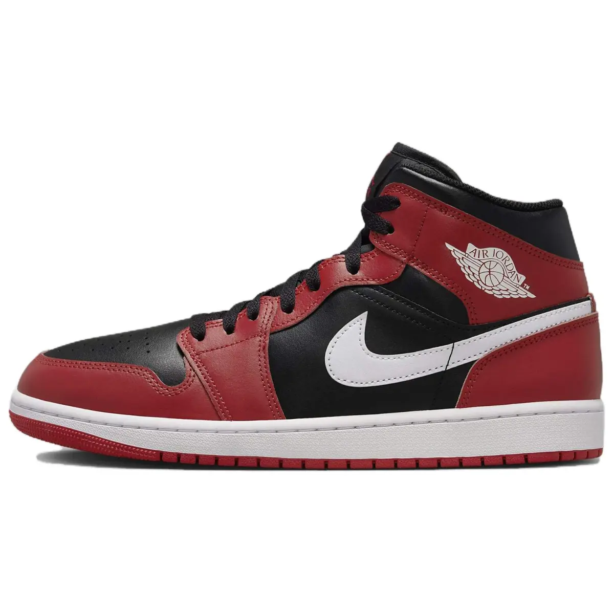 Jordan 1 Mid Gym Red Black White 2024