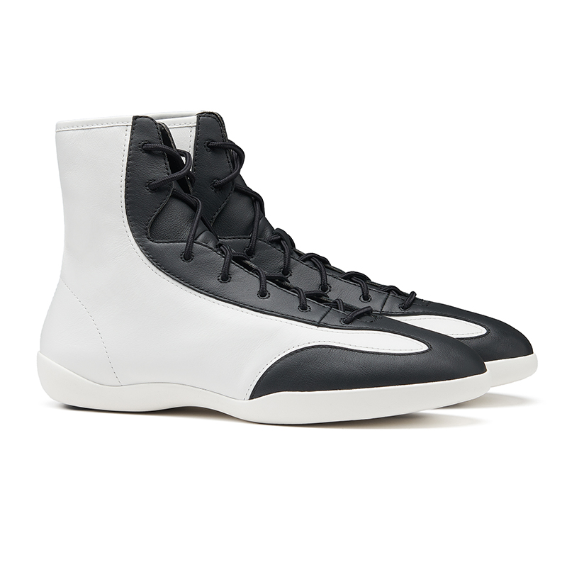 EQLZ EQUALIZER 1960HI Cow Leather Slip Resistant Abrasion Resistant High top Vintage Basketball Shoes Unisex