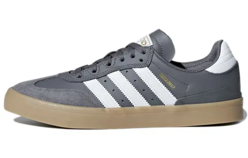Adidas Originals Busenitz Vulc R Casual Wear resistant And Lightweight Low top Skateboard Shoes Men's Gray