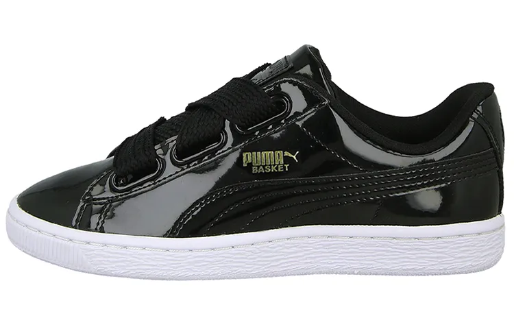 PUMA Basket Heart Patent 'Black' Women's
