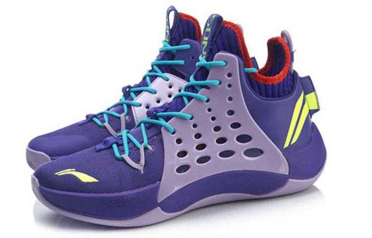 C.J. McCollum Sonic 7- Purple| LINING Mid Professional Basketball Sneakers