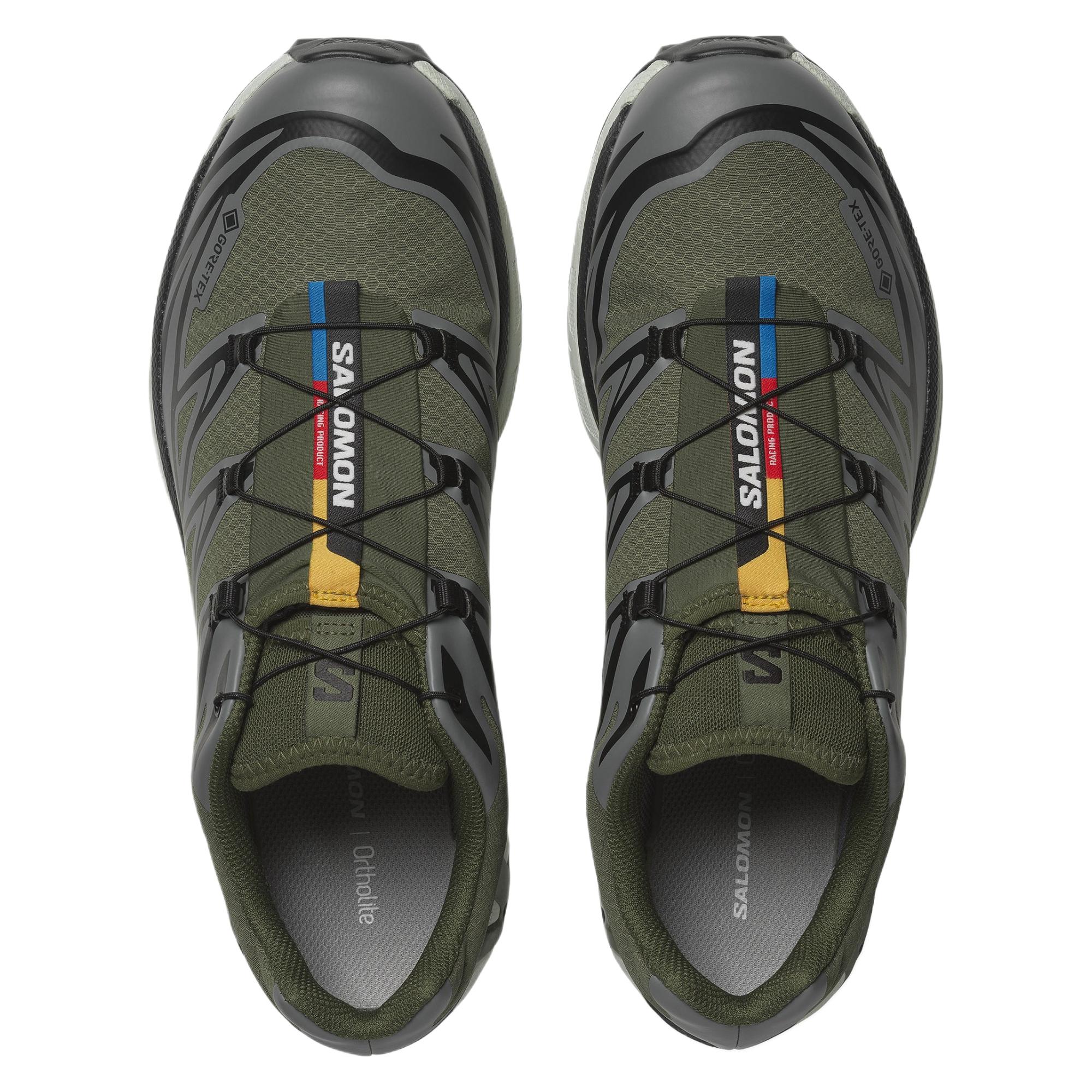 SALOMON XT 6 Waterproof Low top Training Shoes Unisex Green Gray