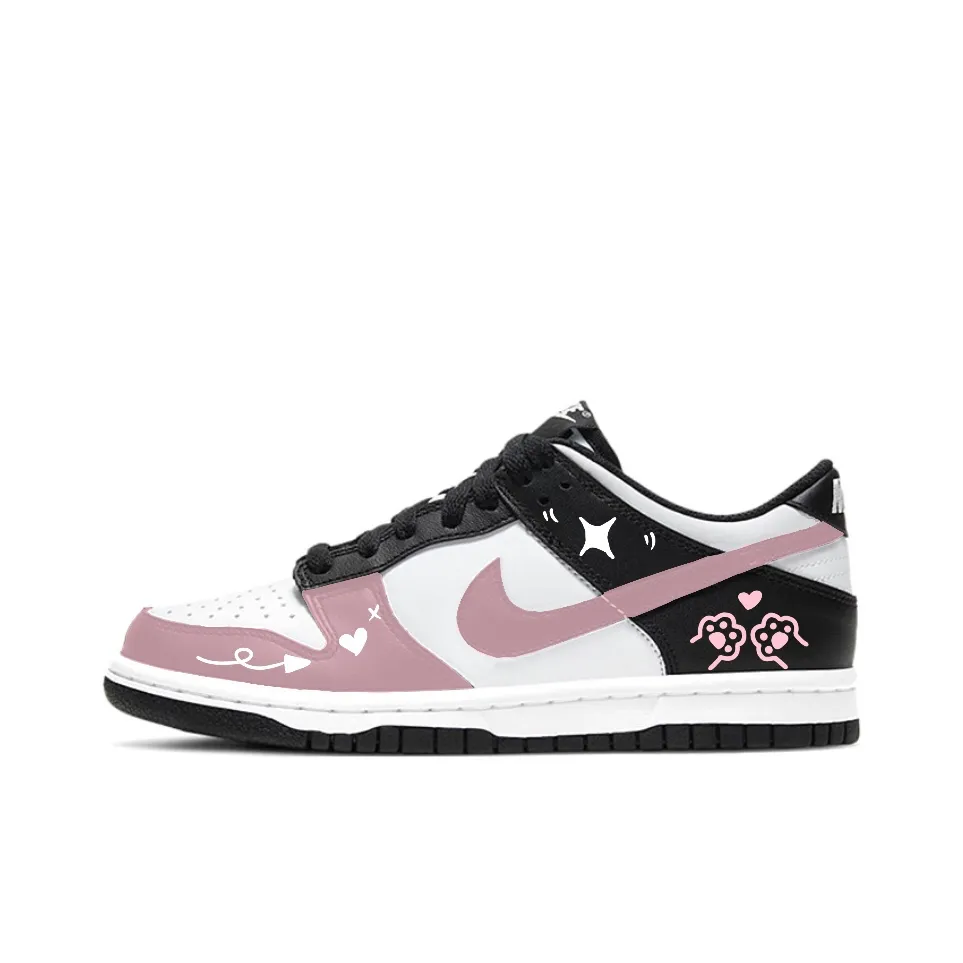 Nike Dunk SB Skateboard Shoes Unisex Low Top White