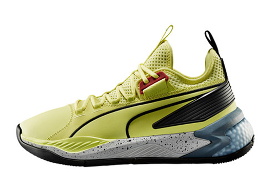 PUMA Puma Uproar Hybrld Court Thunder Low Basketball Shoes Men's Yellow
