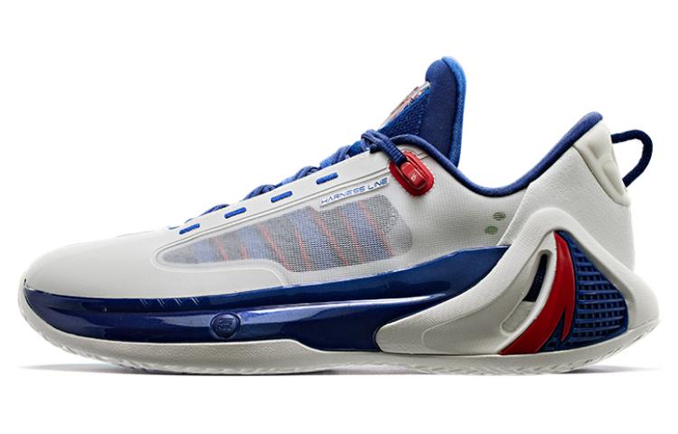 Anta Anta GH4 University Nitrogen Technology Breathable and Lightweight Low-top Basketball Shoes Men's White Blue