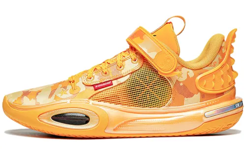 LiNing Li Ning All City11 Wade Series Yellow Blood Letters Basketball Shoes Men's Medium Yellow