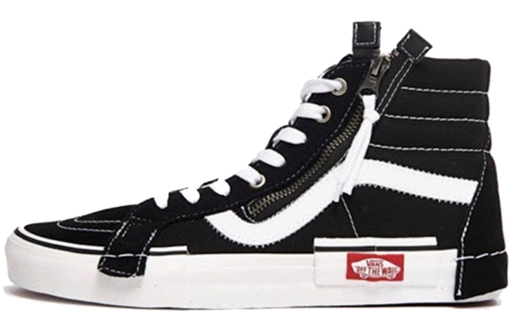 Vans SK8 HI Reissue CAP деконструкция универсальная высокий панель обувь мужские и женские фасон унисекс черный белый
