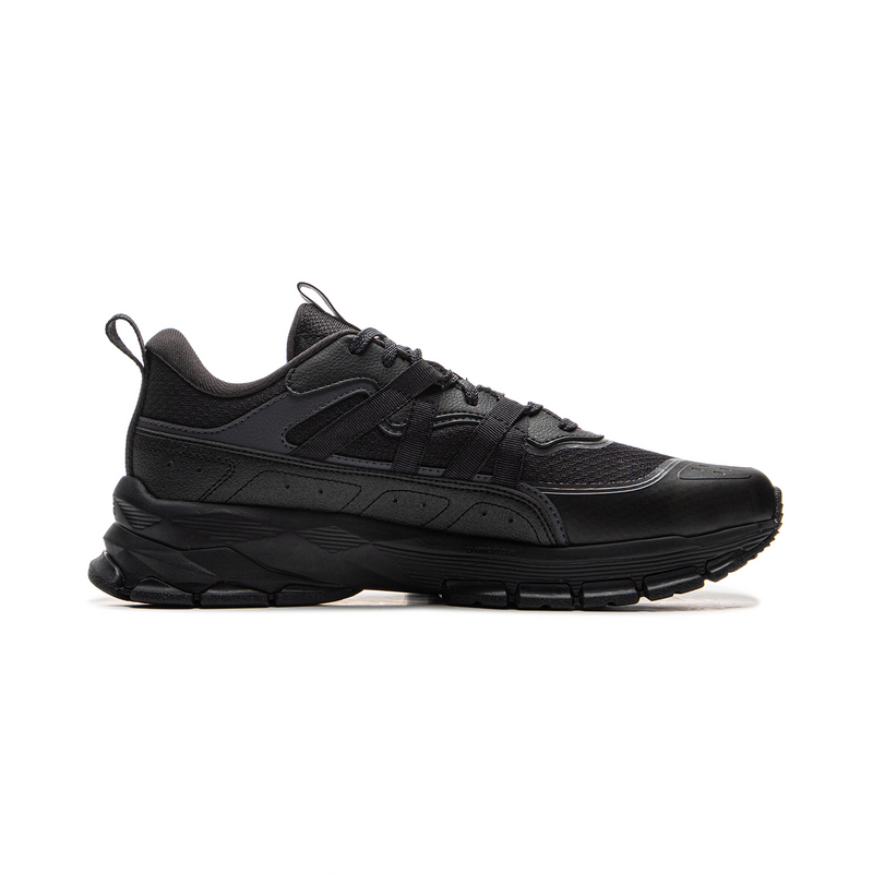 Li Ning Outdoor CF Tracing Slip Resistant Abrasion Resistant Low top Hiking Shoes Unisex Black