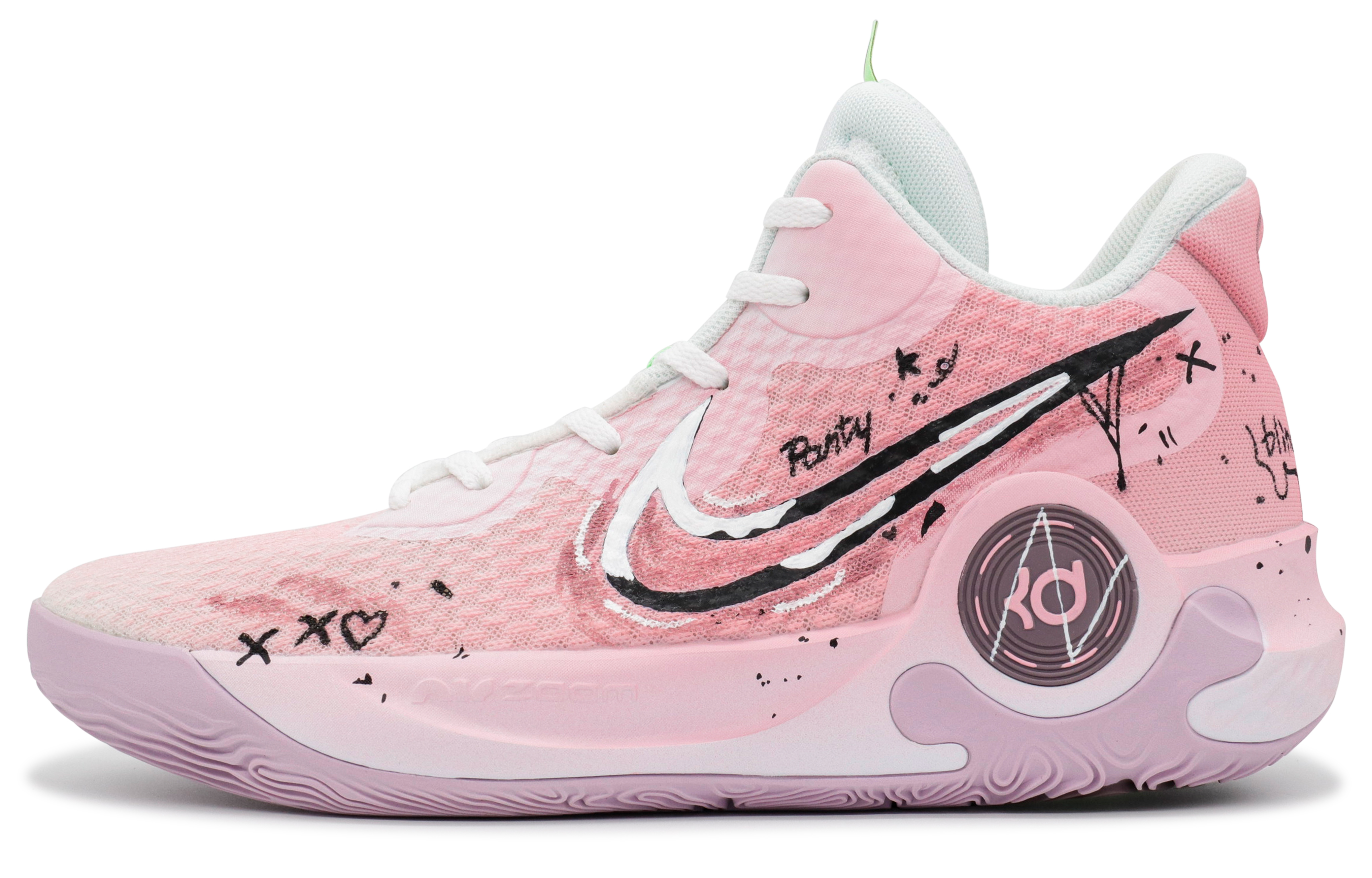 Nike KD Trey 5 IX Dream Pink Dance Cushioning Impact Resistant Abrasion Resistant Slip Resistant
