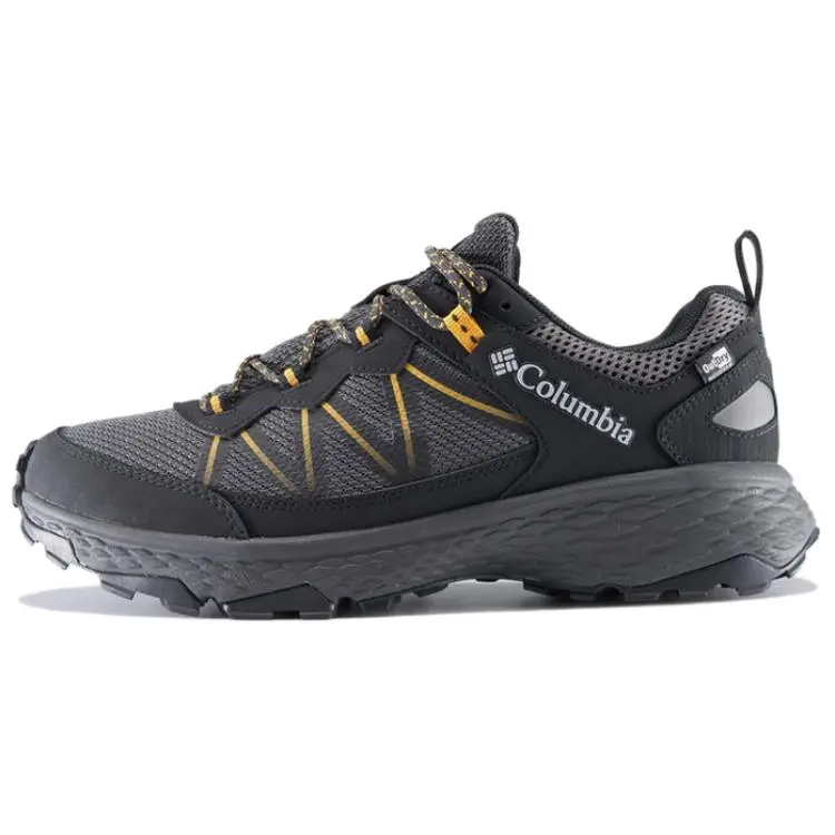 Columbia Slip-Resistant Abrasion-Resistant Support Rebound Waterproof Low-top Mountaineering & Hiking Shoes Men's Black