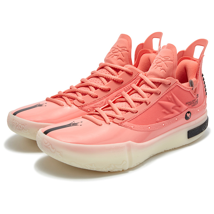 361° Joker 1 GT Low top Basketball Shoes Men’s Starfish Pink