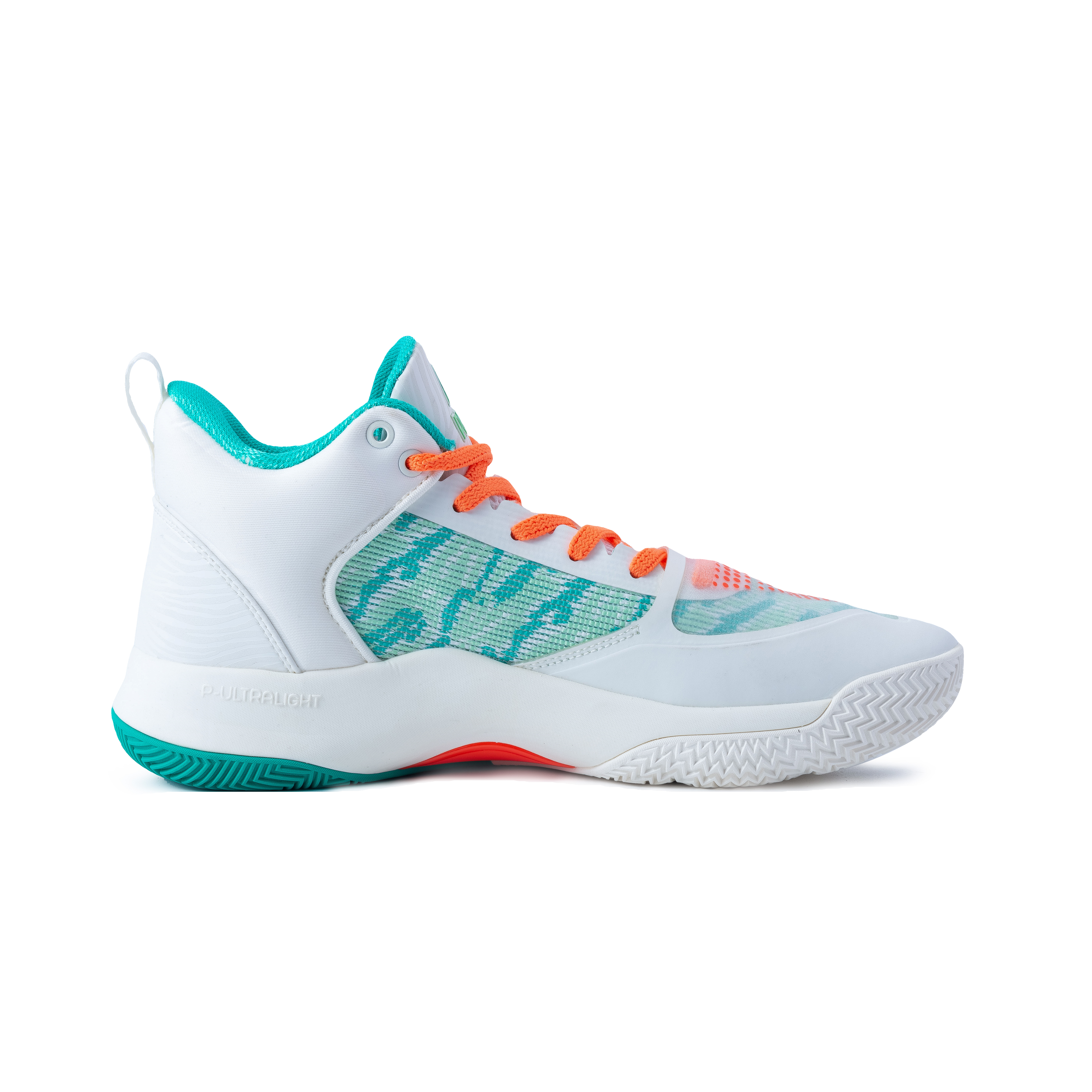 PEAK Taichi, Taichi Triangle V2 Mid top Basketball Shoes Men’s Beige White Green