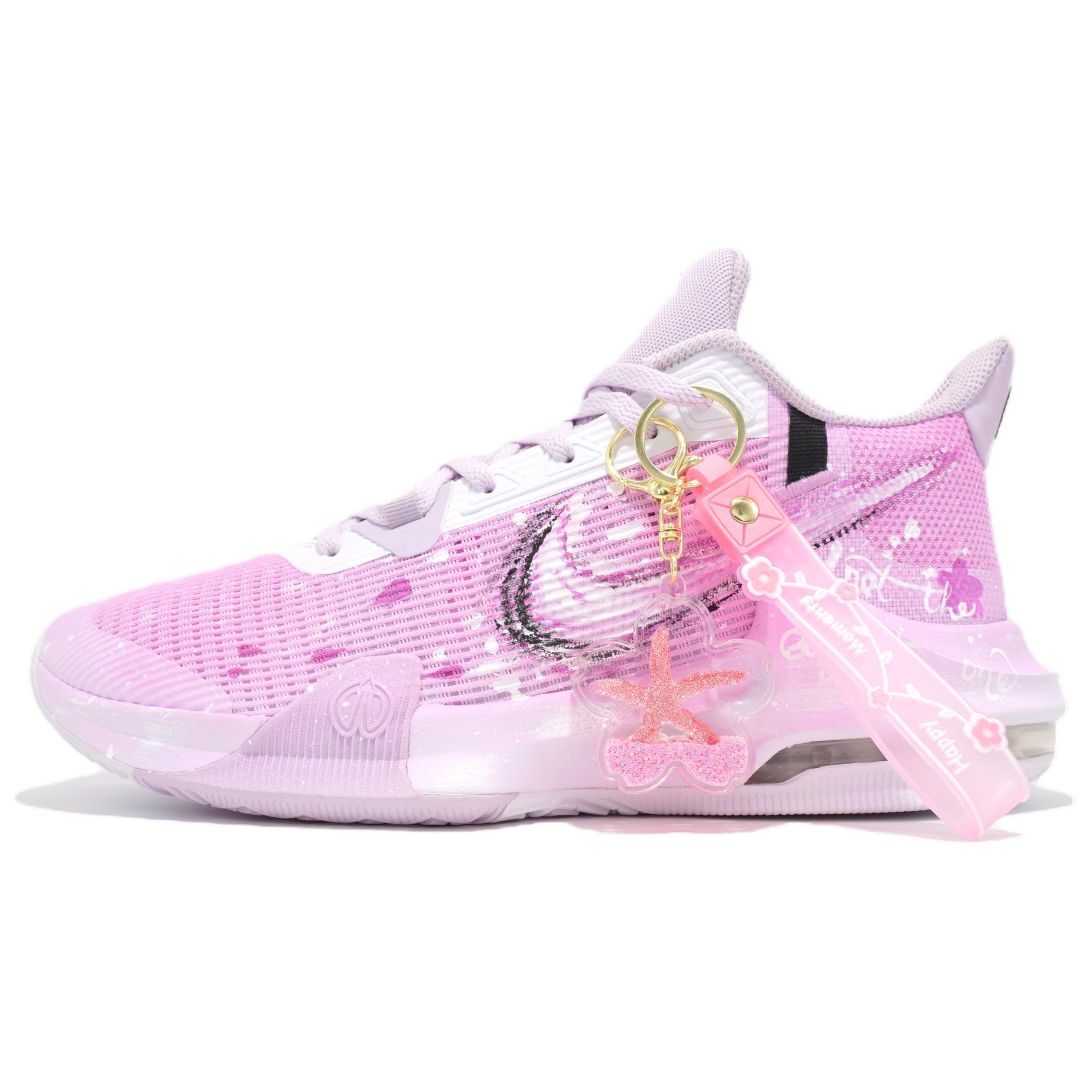 Nike Air Max Impact 3 Cherry Blossom Season Slip Resistant Abrasion Resistant Low top Basketball Shoes Unisex