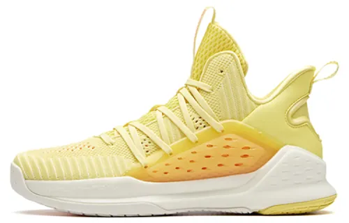 Anta KT4 Thompson, Splash 1 Cushioning Slip Resistant High top Basketball Shoes Men's Yellow