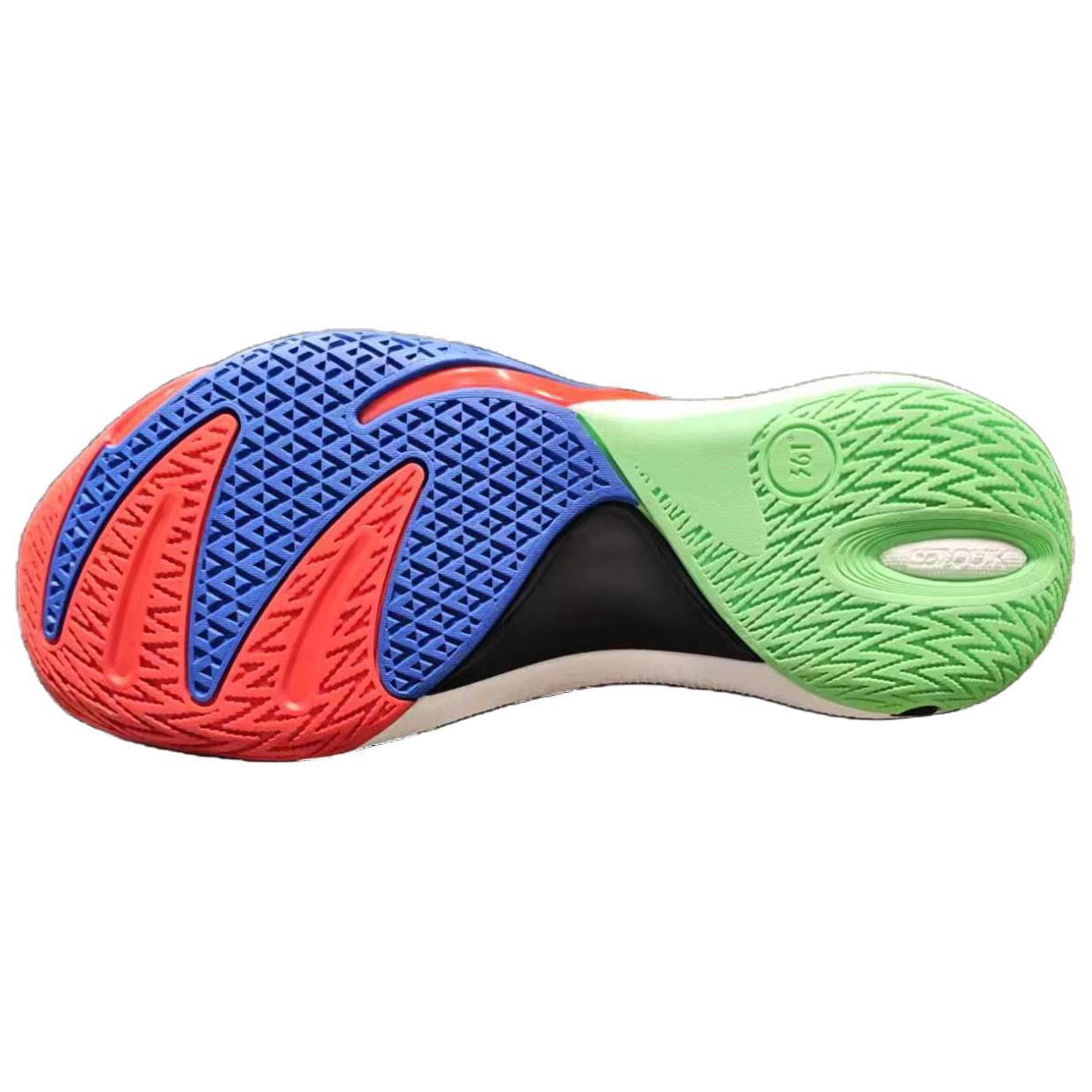 361° Blitz 2 Cushioning Abrasion Resistant Rebound Low top Basketball Shoes Men’s Sparrow Flower Red Game Blue