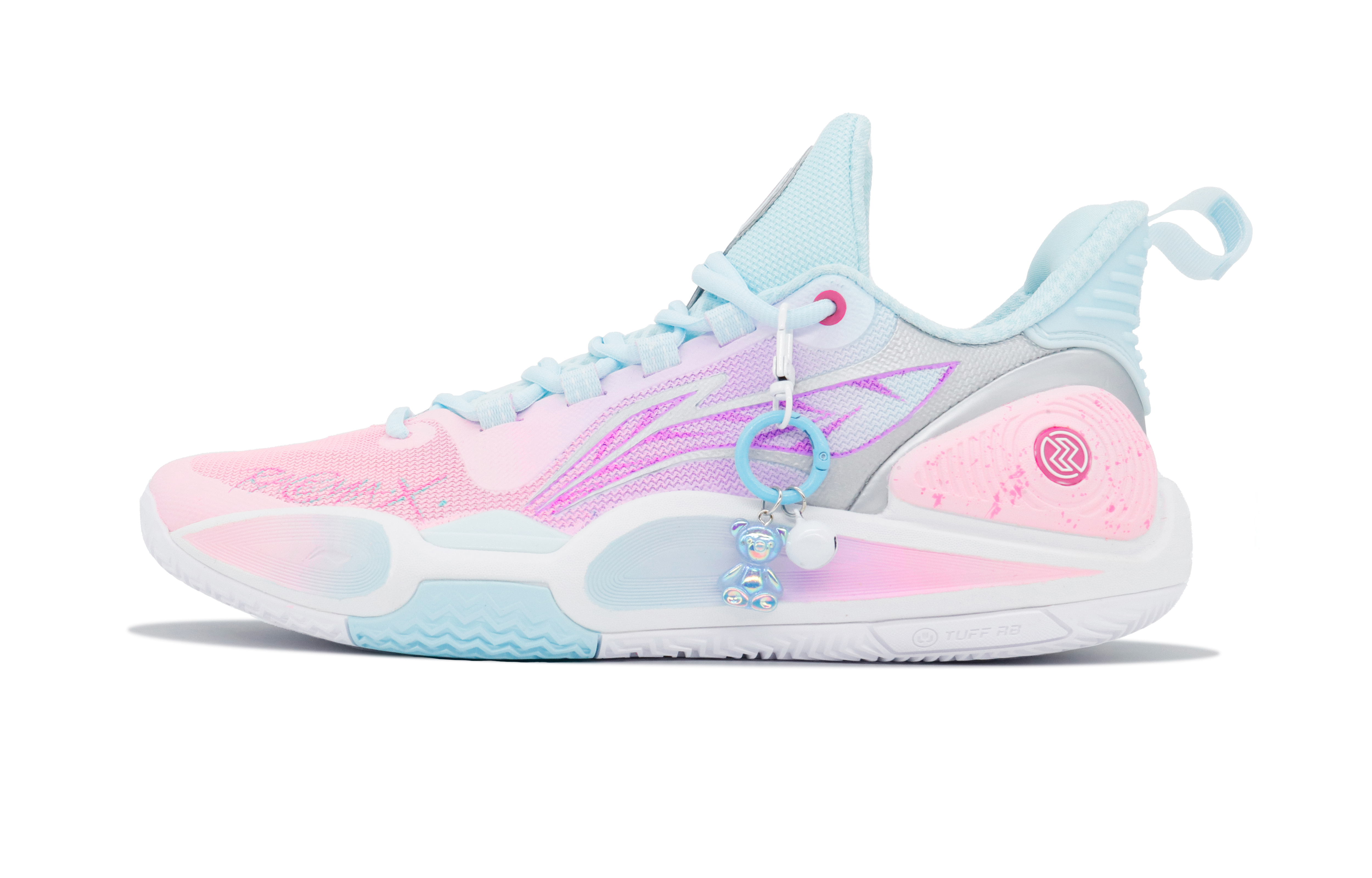 Li Ning Speed 9 Basketball Shoes Men’s Low Top Pink/Blue