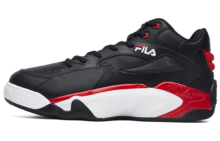 FILA Jamball Mid Mid Baeketball Shoes Black/Red/White