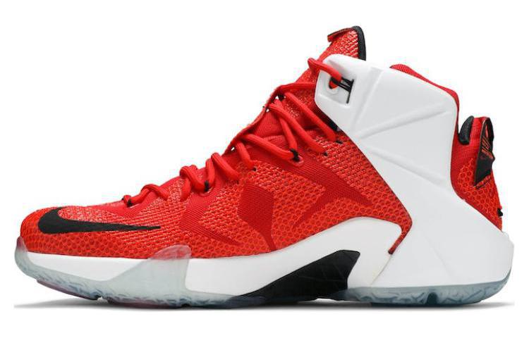 Мужские кроссовки Nike Nike Lebron 12 Heart of a Lion 12 OG (бело-красный)
