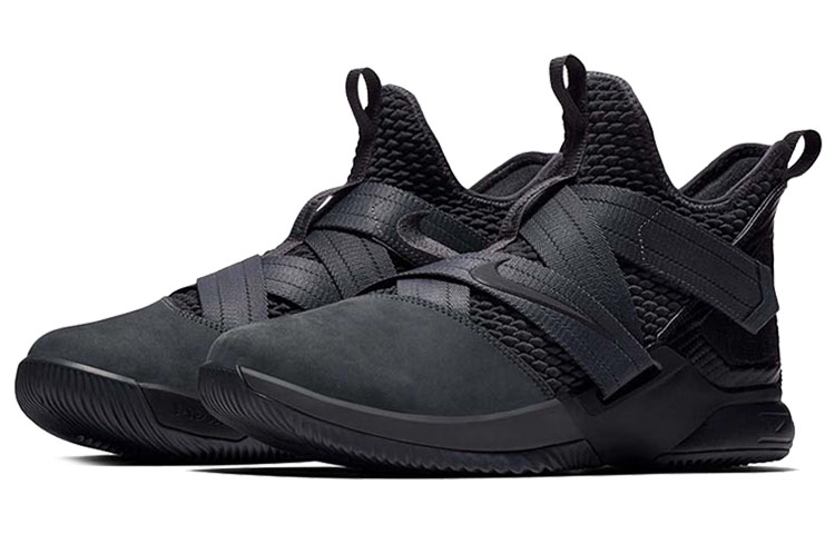 Мужские кроссовки Nike zoom soldier 12 Soldier SFG EP (черные) — Чёрный — фото 2