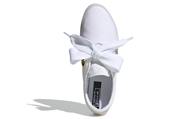 Женские кеды adidas originals Sleek Lo (белые) — фото 5