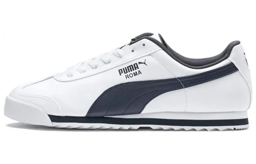 PUMA Roma Basic White Navy