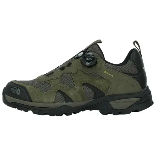THE NORTH FACE Slip Resistant Abrasion Resistant Low top Mountaineering Shoes Men's Green