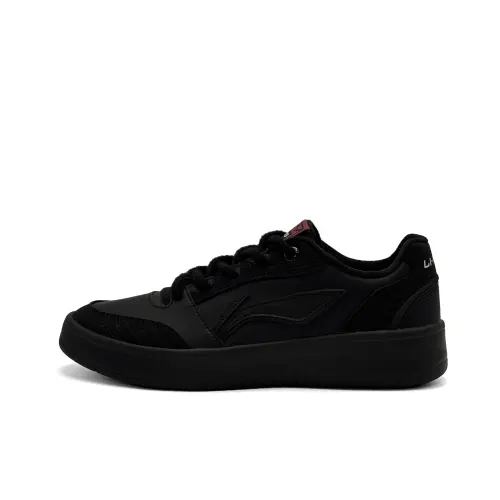 Li Ning Sycee V3 Slip Resistant, Abrasion Resistant, Height Increasing Low top Skateboard Shoes Men's Black