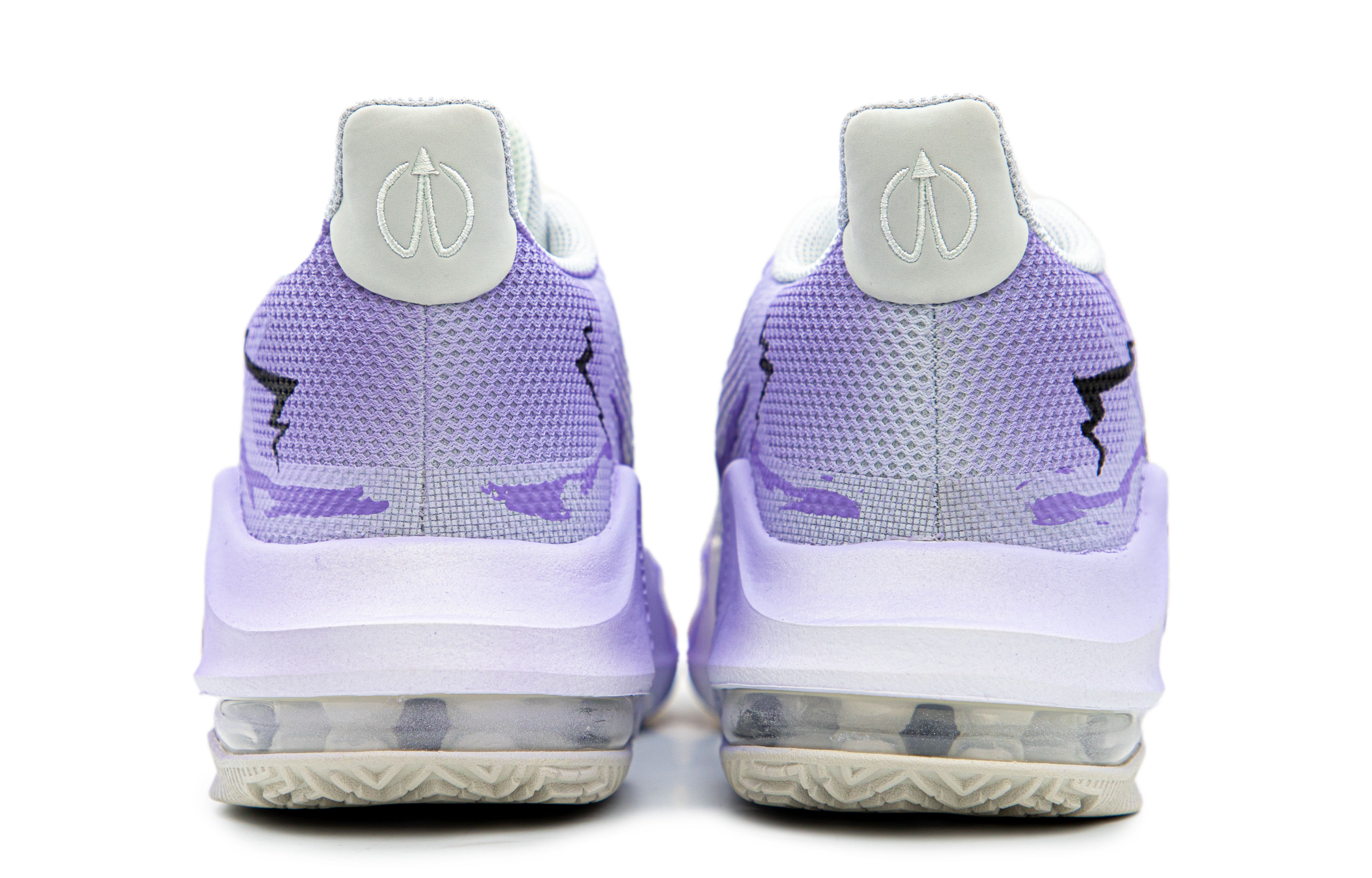 Nike Air Max Impact Defective Doll Slip Resistant Abrasion Resistant Low top Basketball Shoes Men’s Black Purple