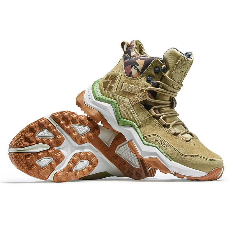 RAX Slip Resistant, Waterproof, Lightweight High top Outdoor Shoes Women’s Light Khaki