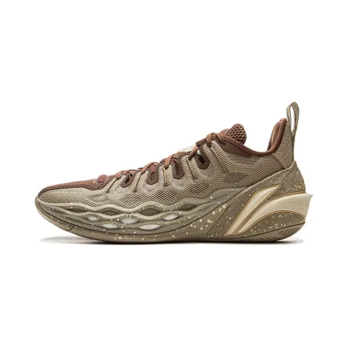 Li Ning Buckets Low top Basketball Shoes Men's Umber