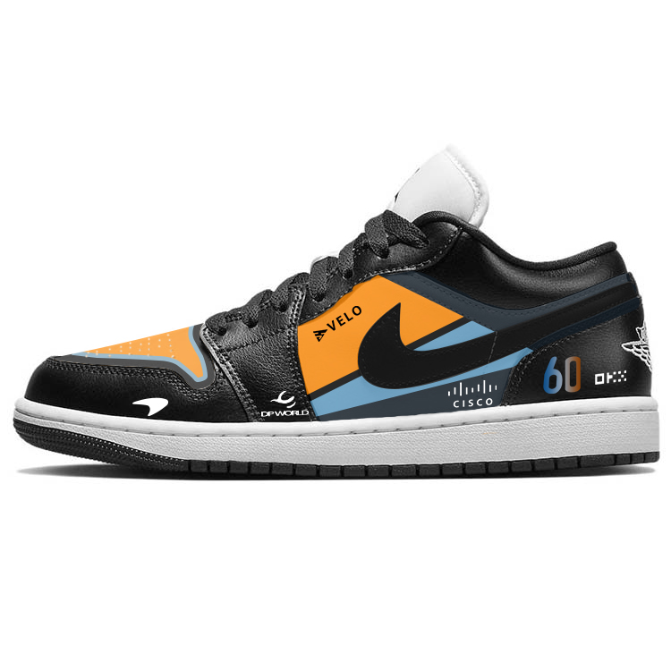 Jordan Air Jordan 1 Vintage Basketball Shoes Women’s Low Top Black/Gray